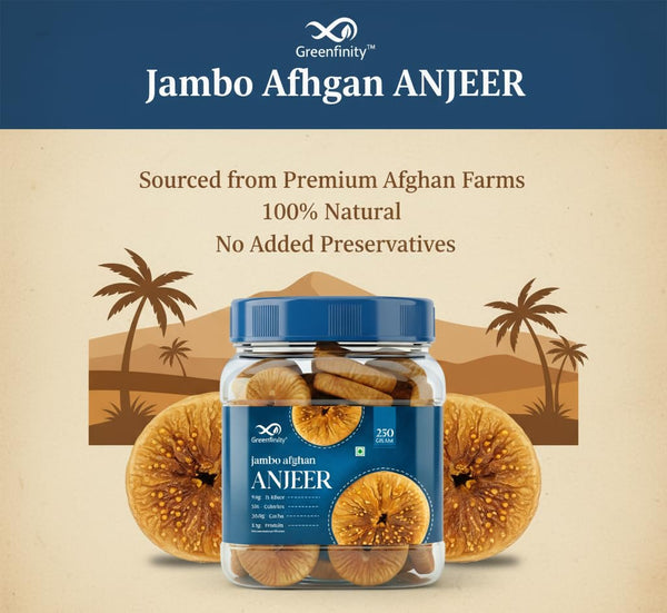Greenfinity White Anjeer 250g [Pack of 2]