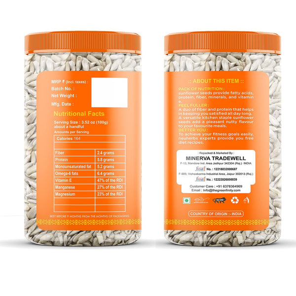 GreenFinity Healthy Seeds Combo Pack- Pumpkin and Sunflower - 200g