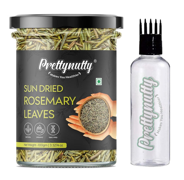 PrettyNutty 100% Natural Rosemary Dried Leaves, 200g
