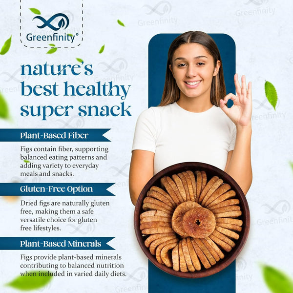 Greenfinity White Anjeer 250g [Pack of 2]
