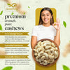 GreenFinity Premium Cashew Nuts - 500g (Pack of 2)